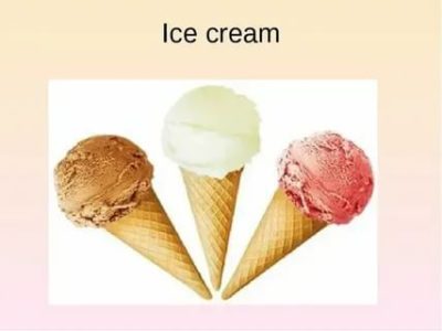 как пишется по английски мороженое